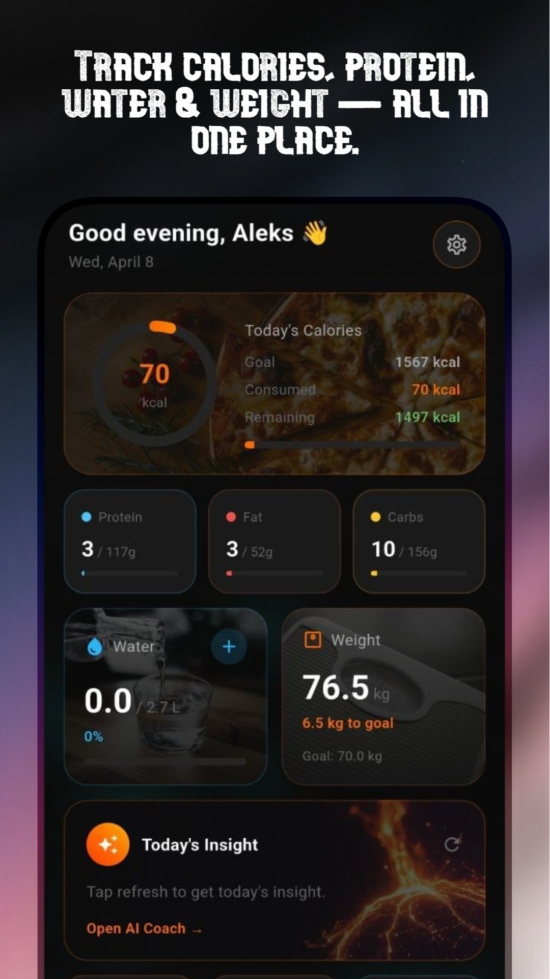 Ignis dashboard
