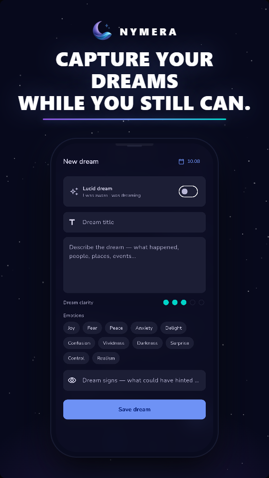 New dream entry